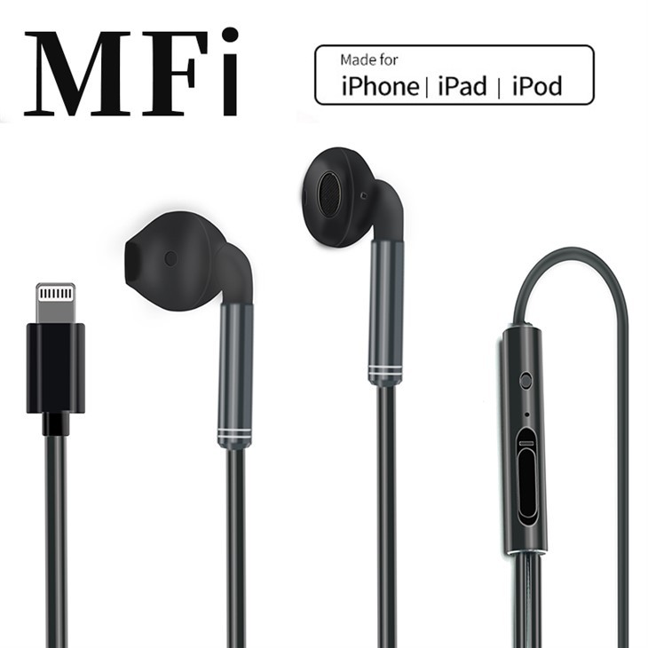 Auriculares con cable relámpago