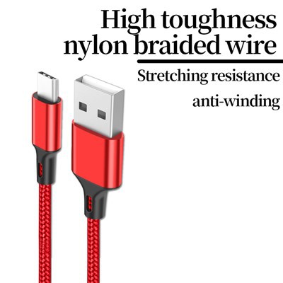 Cable USB trenzado de nailon de 3 pies