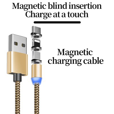 Cable USB de conexión magnética